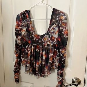 Floral Long Sleeve Top